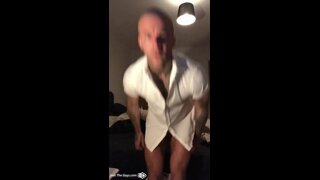 Sexy Ashley jerks late at nigt