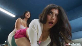 Im fucked by tgirls at the bowling alley