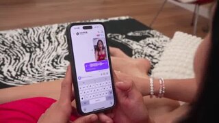 Hung Teen Gets Double Blowjob